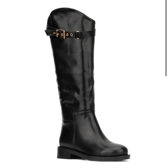 New TORGEIS Antonella Tall Boot Black Knee High Size 9 - Picture 1 of 9